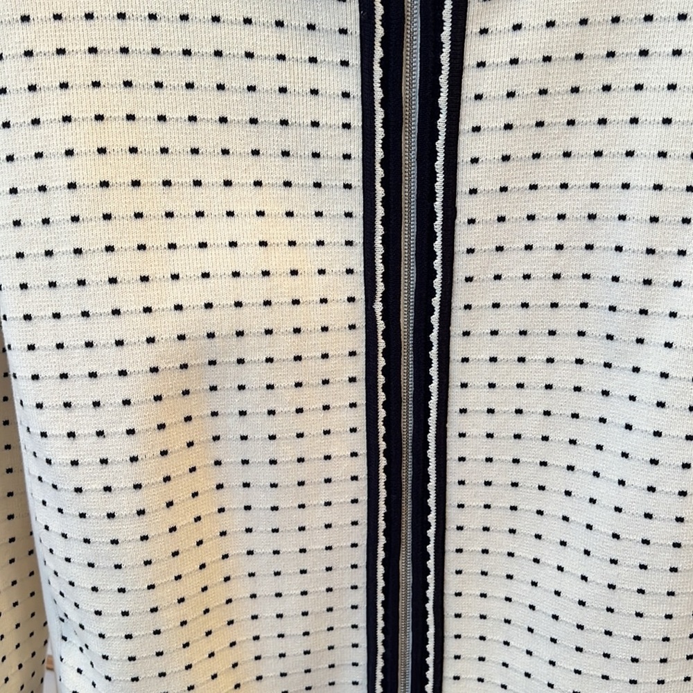 Tory Burch White and Black Cardigan - Picture 3 of 4
